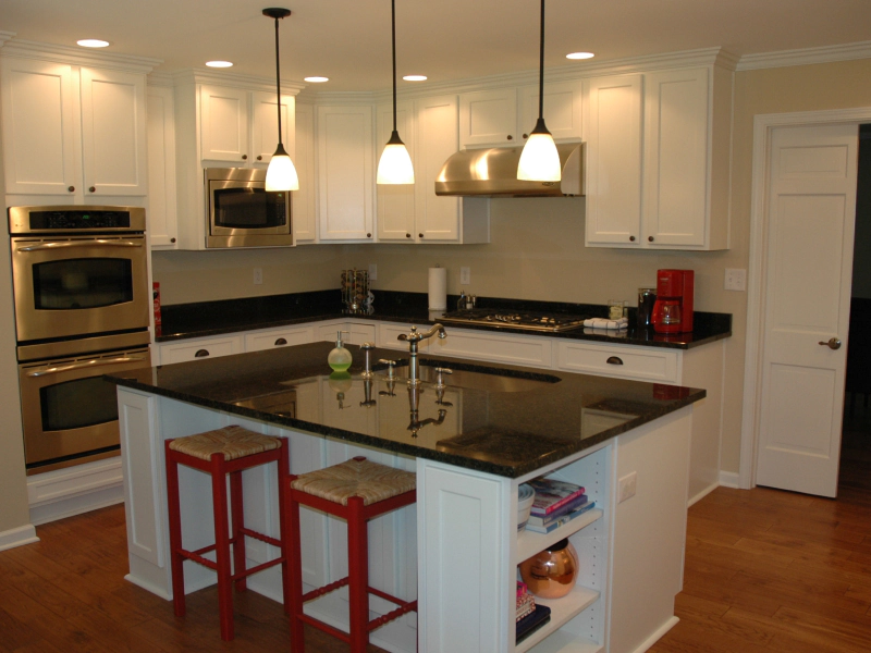newly remodeled kitchen with countertop